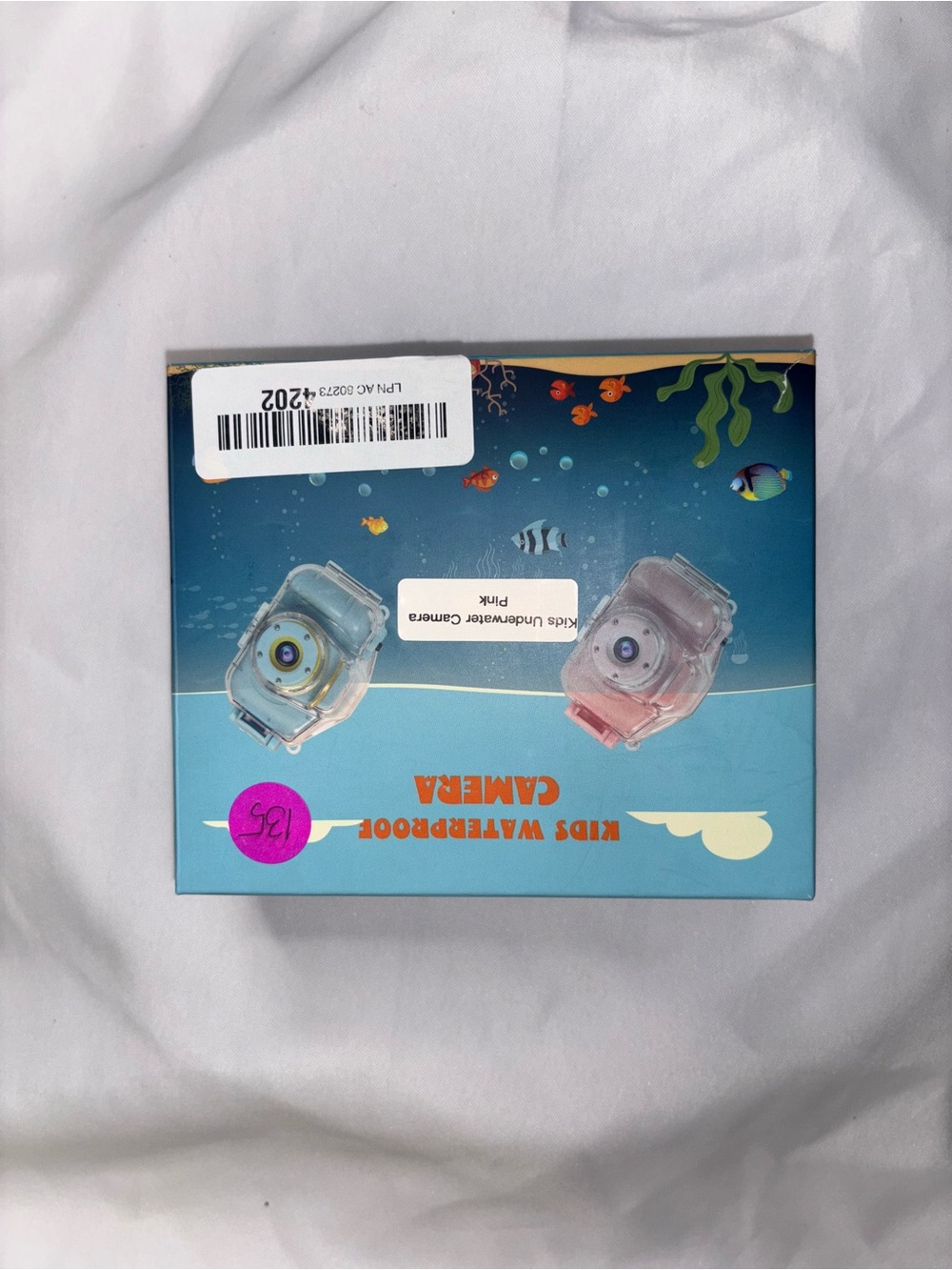 Agoigo Kids Waterproof Underwater Camera Toys for 3-12 Year ~ Pink